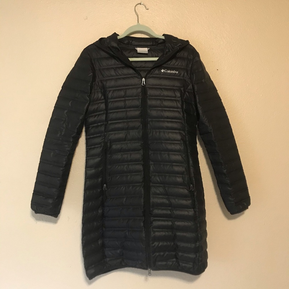 Columbia Women’s Long Hooded Down Jacket